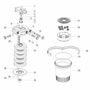 Filtru iaz SunSun CPA 10000