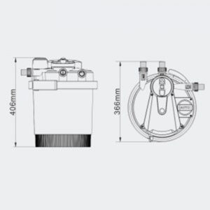 Filtru iaz SunSun CPA 30000