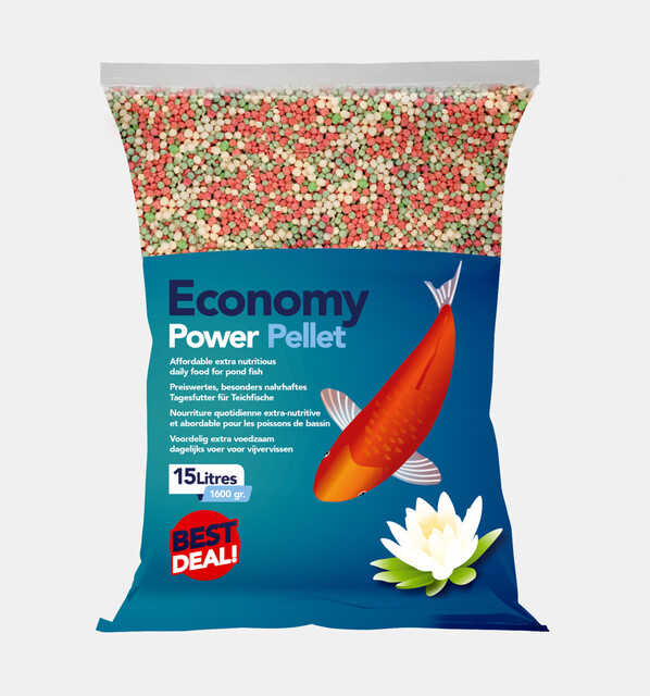 Hrană Plutitoare SuperFish Power Pellets – Sac 15 L / 1 600 g